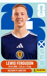 Lewis Ferguson Scotland Base Sticker Panini World Cup 2026