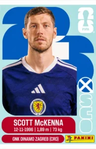 Scott McKenna Scotland Base Sticker Panini World Cup 2026