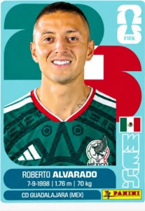 Roberto Alvarado Mexico Base Sticker Panini World Cup 2026