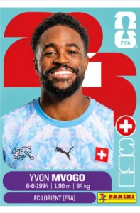Yvon Mvogo Switzerland Base Sticker Panini World Cup 2026