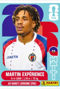 Martin Experience Haiti Base Sticker Panini World Cup 2026