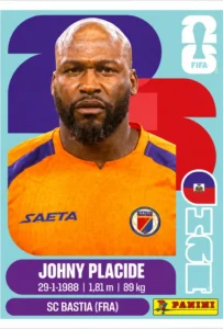 Johny Placide Haiti Base Sticker Panini World Cup 2026