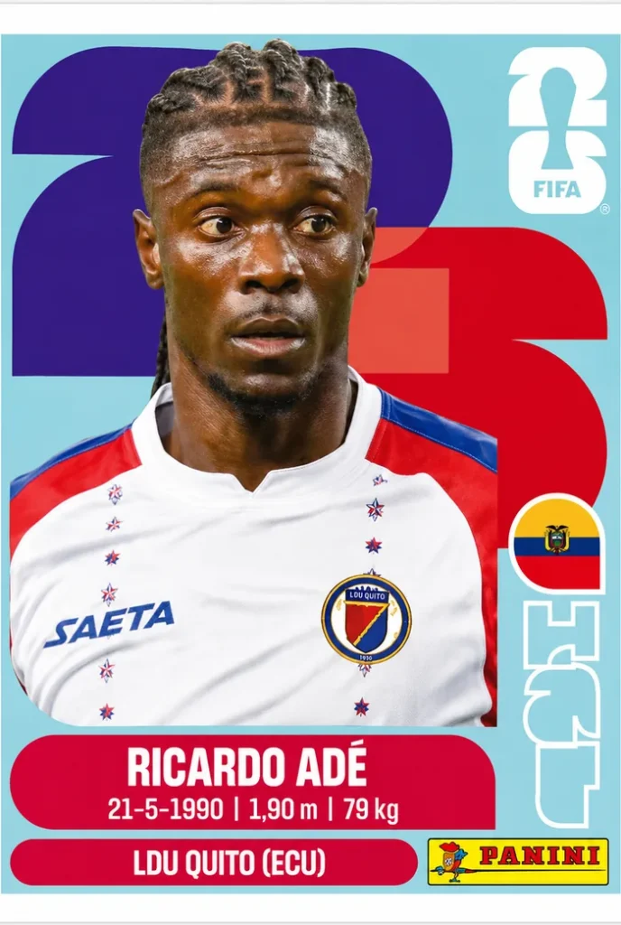 Ricardo Ade Haiti Base Sticker Panini World Cup 2026