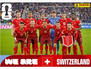 We Are Switzerland Team Photo Sticker Panini World Cup 2026