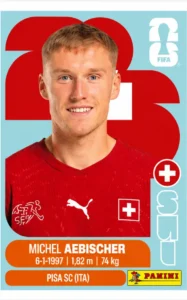 Michel Aebischer Switzerland Base Sticker Panini World Cup 2026