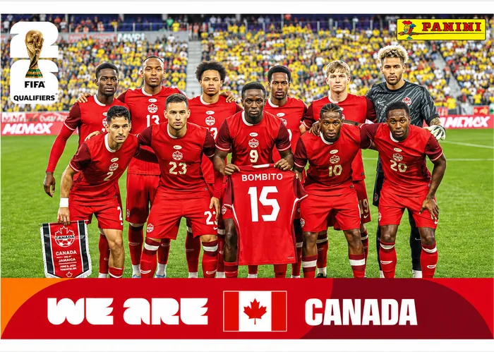 We Are Canada Team Photo Sticker Panini World Cup 2026