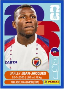 Danley Jean-Jacques Haiti Base Sticker Panini World Cup 2026