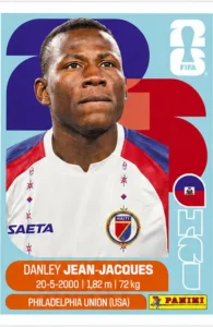 Danley Jean-Jacques Haiti Base Sticker Panini World Cup 2026