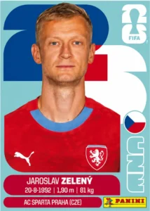Jaroslav Zeleny Czechia Base Sticker Panini World Cup 2026