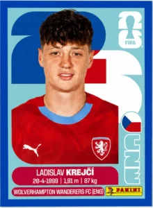 Ladislav Krejci Czechia Base Sticker Panini World Cup 2026