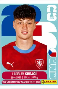 Ladislav Krejci Czechia Base Sticker Panini World Cup 2026