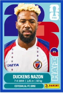Duckens Nazon Haiti Base Sticker Panini World Cup 2026