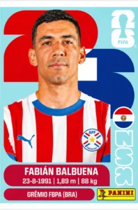 Fabian Balbuena Paraguay Base Sticker Panini World Cup 2026