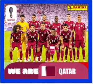 We Are Qatar Team Photo Sticker Panini World Cup 2026