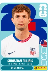 Christian Pulisic USA Star Sticker Panini World Cup 2026