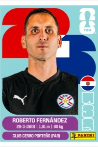 Roberto Fernandez Paraguay Base Sticker Panini World Cup 2026