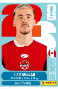 Liam Millar Canada Base Sticker Panini World Cup 2026