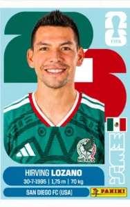 Hirving Lozano Mexico Star Sticker Panini World Cup 2026