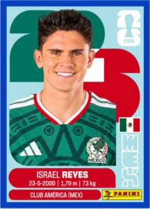Israel Reyes Mexico Base Sticker Panini World Cup 2026